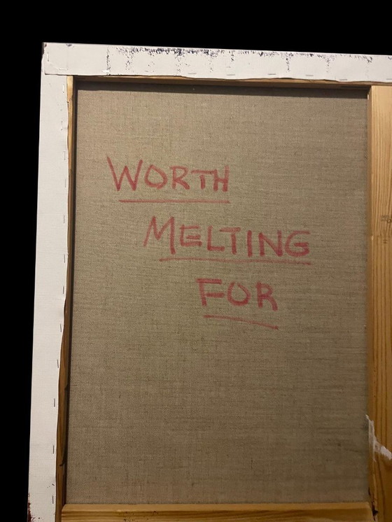 Image 1 of Kostabi, Paul - Worth Melting For - Acrylic, mixed media/canvas - Hand-signed