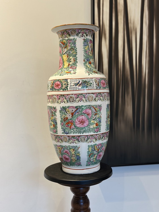 Image 1 of Grote Chinese porseleinen vloervaas