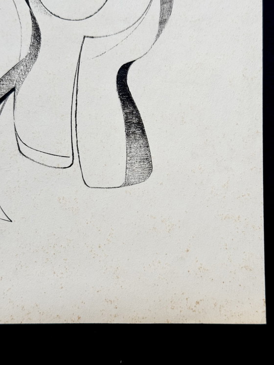 Image 1 of Eugène Eechaut (1928-2019) - Ink Composition (1970)