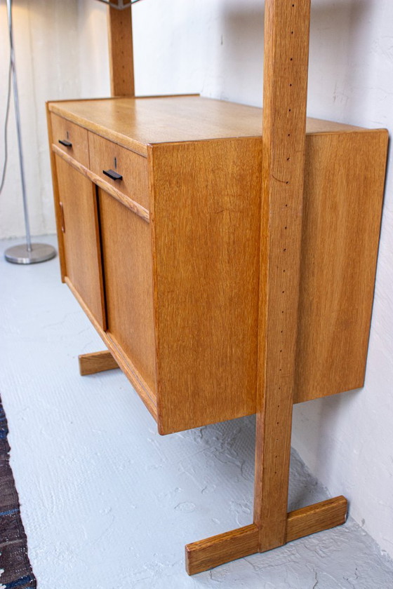 Image 1 of Vintage IKEA bookcase, highboard, sideboard, oak, mid-century