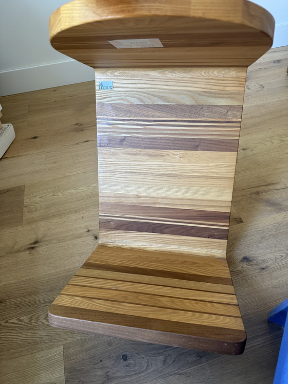 Image 1 of Table d'appoint coulissante Leolux Voici en bois massif