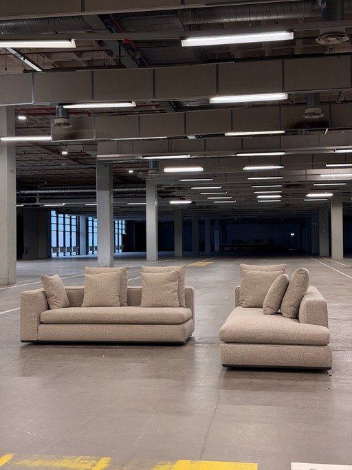 Sofá esquinero Minotti Powell | Beige