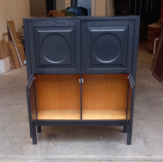 Image 1 of Highboard Dressoir Bar Brutalistische stijl De Coene 1970's