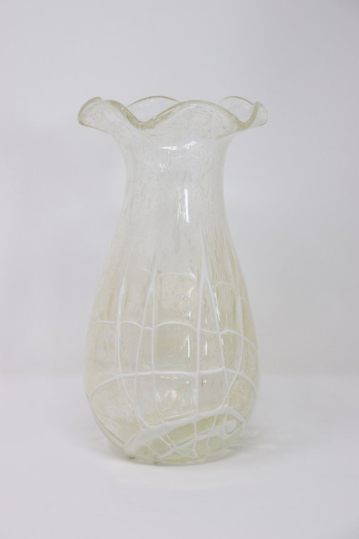 Muranoglasvase, Italien 1980er Jahre