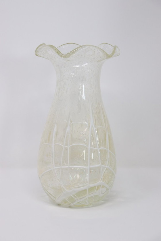 Image 1 of Murano glazen vaas, Italië jaren 80