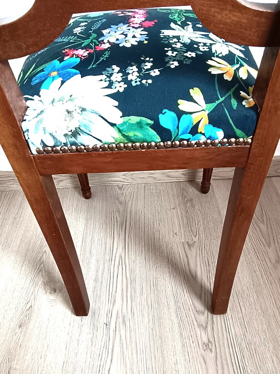 Image 1 of Sedia stile Luigi XVI Napoléon III in stile art nouveau