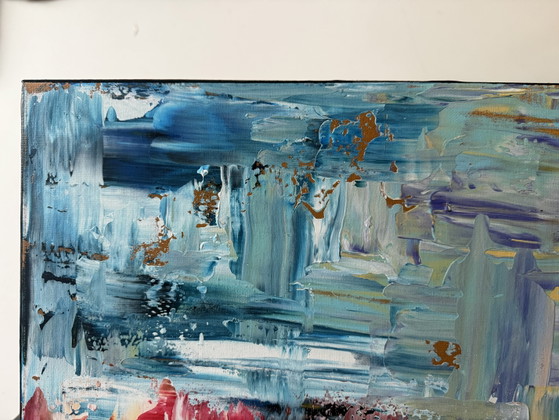 Image 1 of Artwork 90x70 including black frame