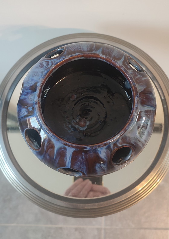 Image 1 of Vintage ceramic crocus pot