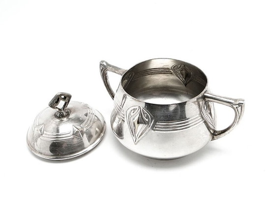 Sucrier de WMF, Allemagne, début du XXe siècle – Accessoires de table, Metal, Silver (photo 6 of 13)