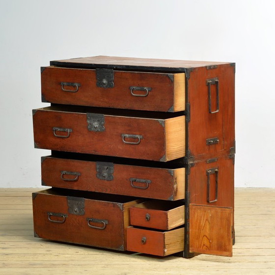 Image 1 of Commode japonaise Tansu, vers 1870