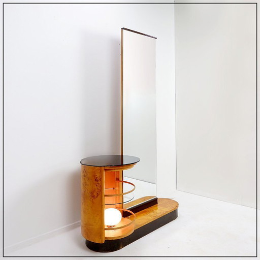 Dressing table with mirror by Jindrich Halabala for Up Zavody - 1930s