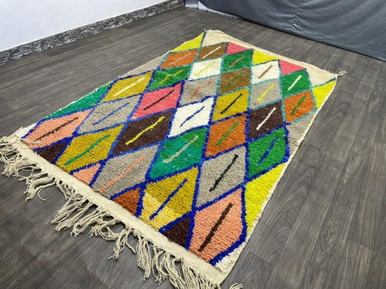 Image 1 of Tapis Berbères Multicolores en Laine 200cmx150cm