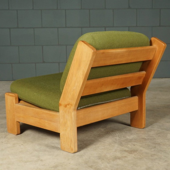 Image 1 of Salon/groupe de sièges modulable vintage – vert – années 1970