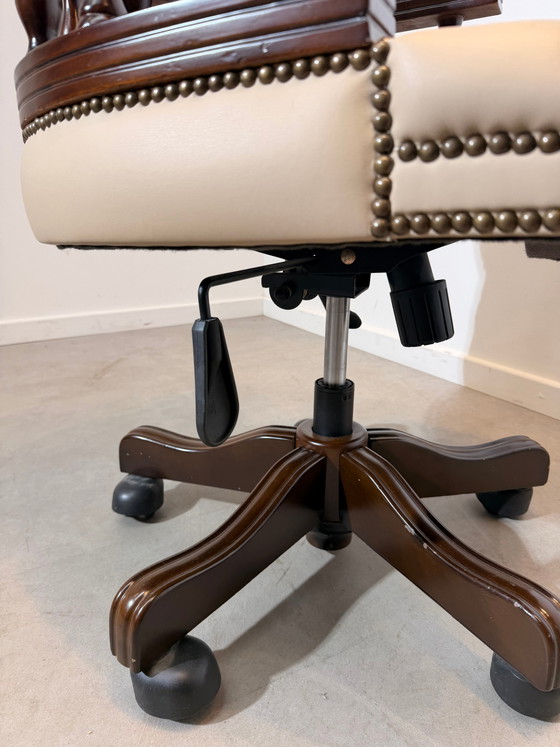 Kapiteinsbureaustoel Mahonie – Bureaustoelen (photo 8 of 9)