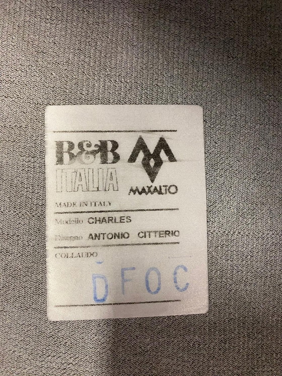 Image 1 of B&B Italia Charles sofá esquinero de diseño en tejido gris