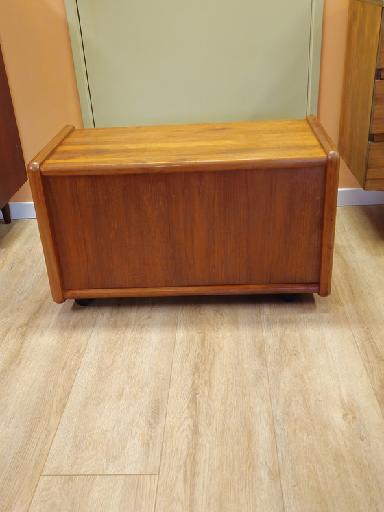 Image 1 of Meuble à chaussures vintage, meuble d'entrée, meuble de couloir, meuble à chaussures