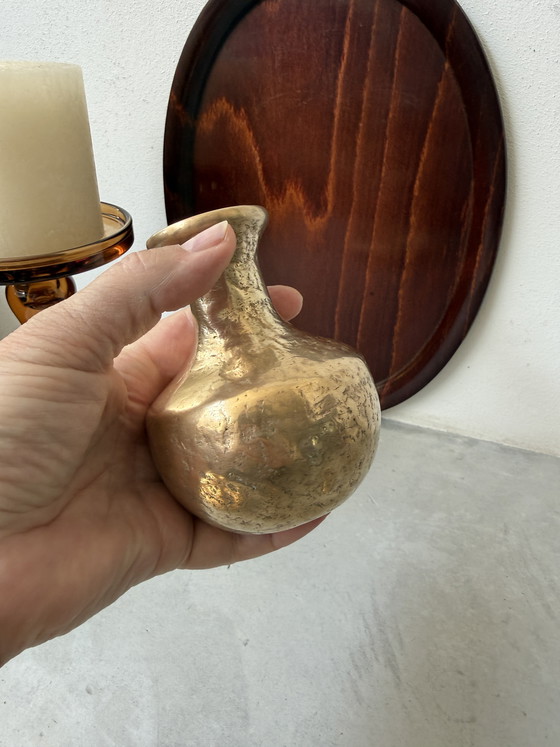 Image 1 of Vintage messing kandelaars set | mid century brass | sfeervol decor