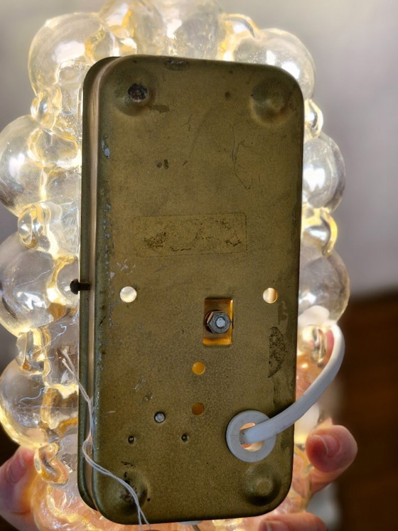 Image 1 of Vintage bubble wall lamp Helena Tynell Glashutte