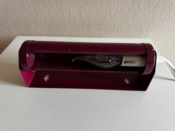 Image 1 of vintage IKEA V413 bordeau rode wandlamp