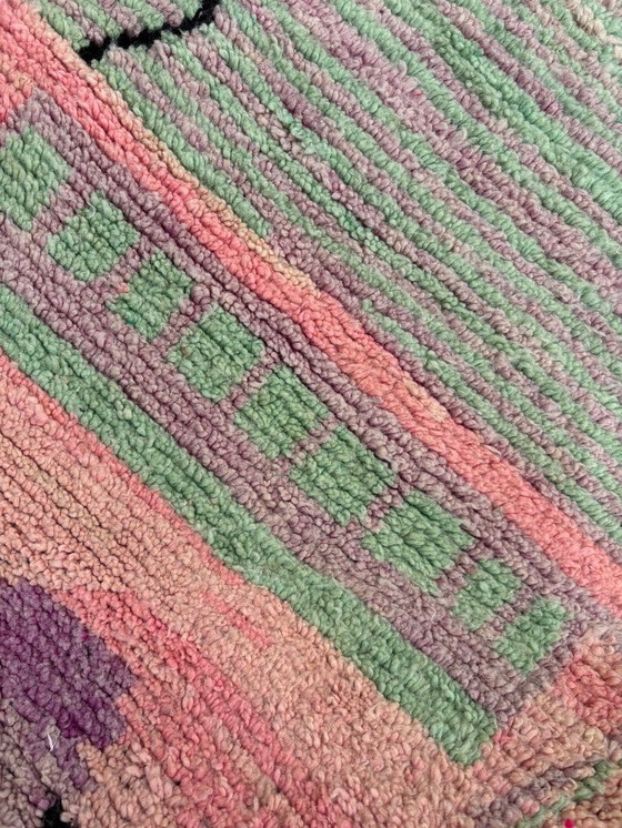 Image 1 of Superbe tapis marocain multicolore en laine 210x300 cm