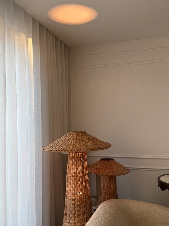 Set di lampade in rattan – Lampade da terra (photo 5 of 6)