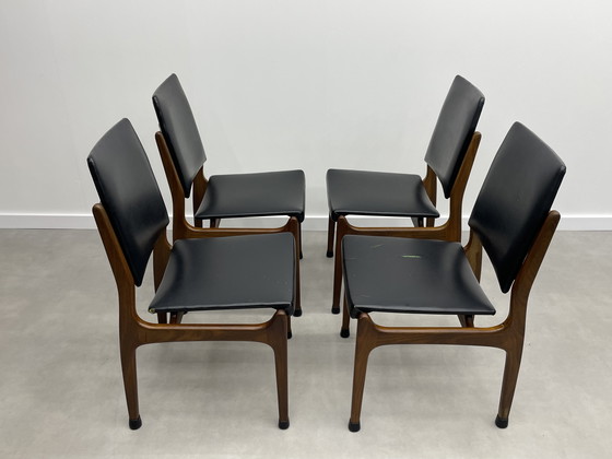 Image 1 of 4 sedie danesi vintage (da restaurare)