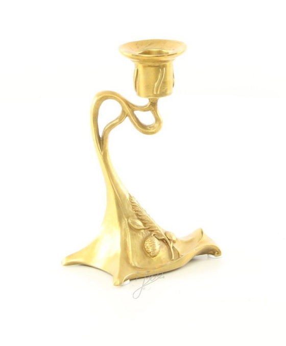 Image 1 of Bronzeleuchter im Jugendstil