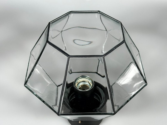 Image 1 of 1960s/70s Plafoniere ceiling lamp by Glashütte Limburg, Germany, Space Age