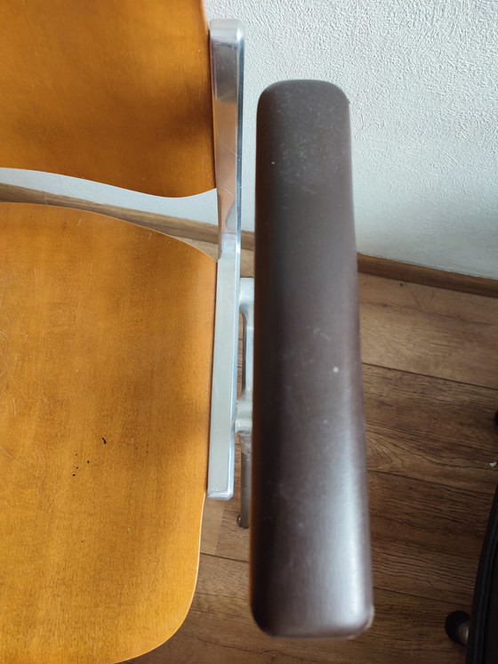 Image 1 of Sedia da ufficio sedia da scrivania Castelli legno metallo