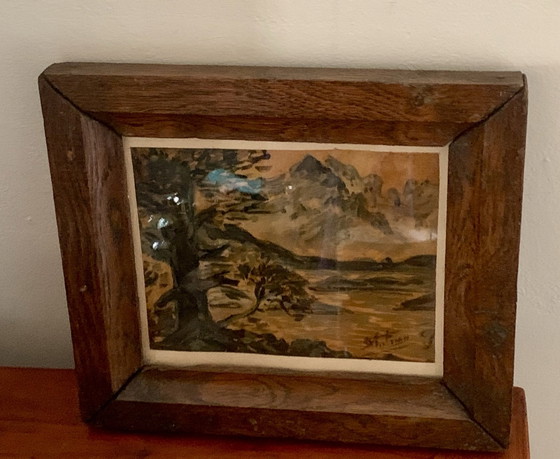 Curiosity: Early work by Provençal painter Georges Autran 1941-2025 – Paintings & Drawings, Paper, Wood (photo 8 of 15)