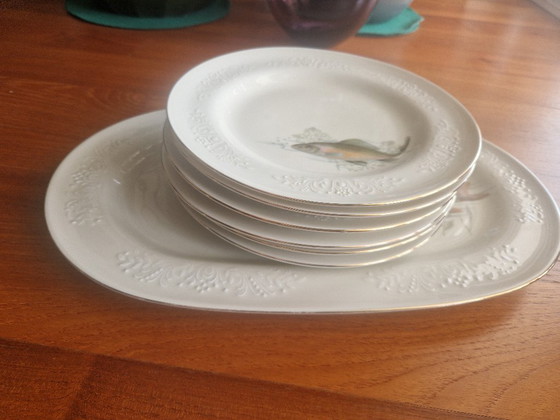 Image 1 of Sherzer Fischservice - Deutsches Porzellan