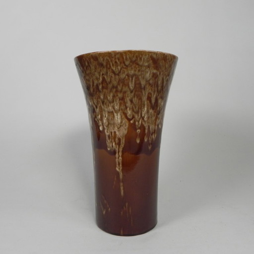 Vintage Germany Vase mit Lava-Effekt, 37 cm hoch, 1960er Jahre