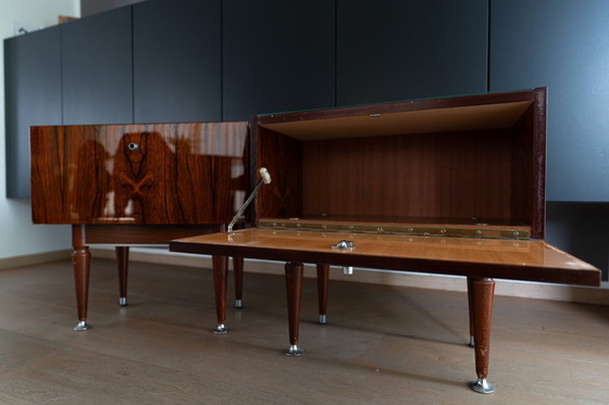 Image 1 of kast, Bed & Nachtkastjes, Vintage Mid-Century Slaapkamerset