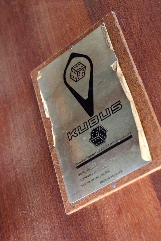 Image 1 of Holger Georg Jensen Cube trolley side table vintage Danish