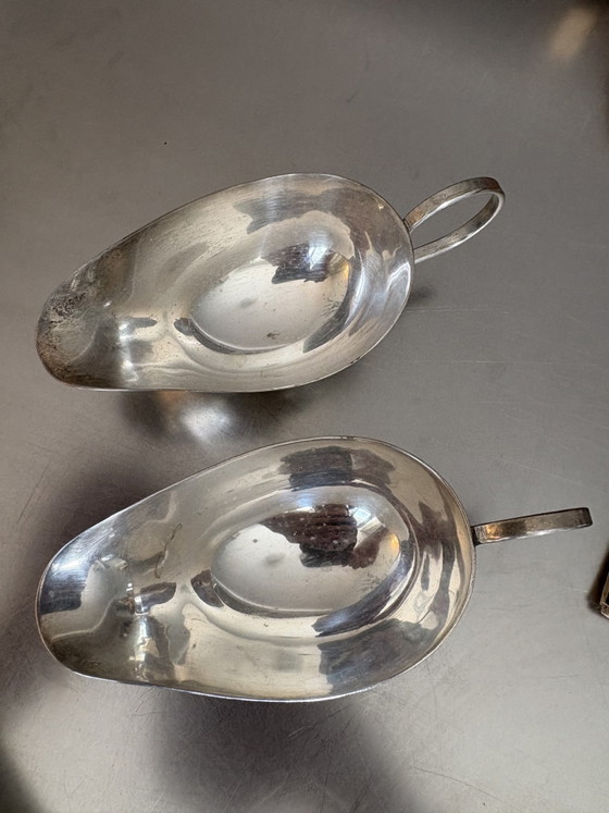 2 Silver Sauce Jugs – Table accessories, Metal (photo 3 of 5)