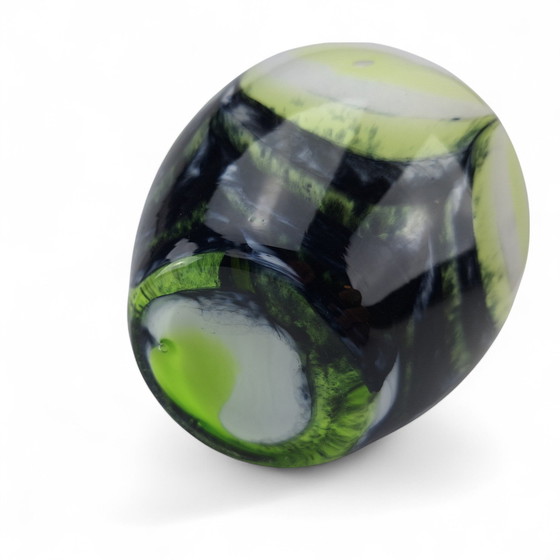 Image 1 of Opal glass vase by Carlo Moretti Italy 70s Pop Art Design