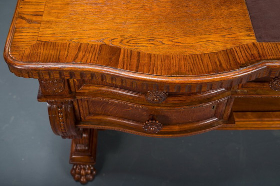 Image 1 of Neo-Renaissance-Schreibtisch, 1920er Jahre