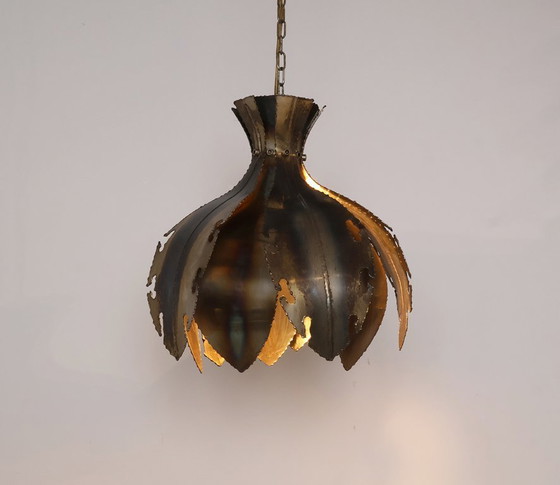 Image 1 of Holm Sorensen brass pendant lamp, 1960s