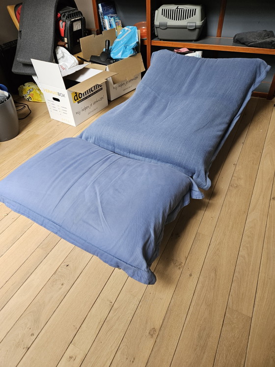 Ligne Roset Poltrona Calin Easy (di Pascal Mourgue) Con Ottoman – Poltrone, Metal, Textile (photo 3 of 5)