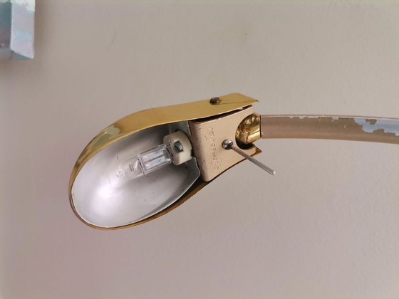Minimalistische, höhen- und breitenverstellbare Schwenkarm-Stehlampe im modernen Stil der 1970er Jahre (photo 7 of 16)
