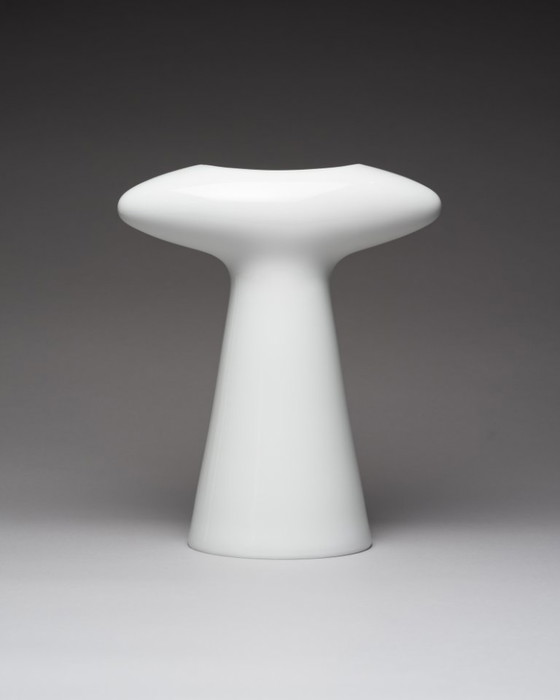 Image 1 of Duo de vases XL en porcelaine Rosenthal vintage : Michael Boehm DEBUT + Platt&Young SPIRIT