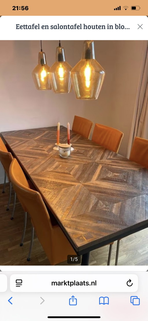 Dining table and coffee table