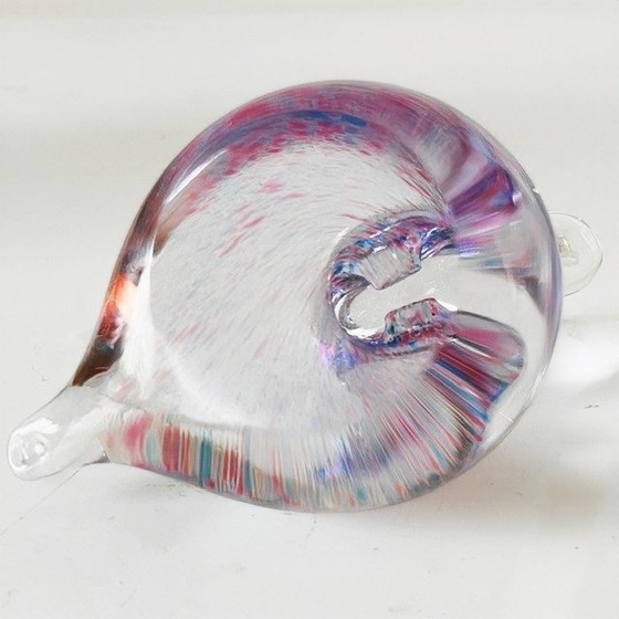 Vintage Mid-Century Pfeiffer Glass Duck Pastel Multicolour Bird Glass 1970s – Decorative Objects (photo 7 of 7)