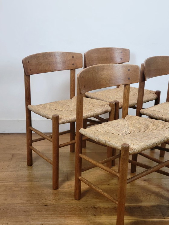 Image 1 of Chaises J39 vintage de Børge Mogensen pour FDB, 1965