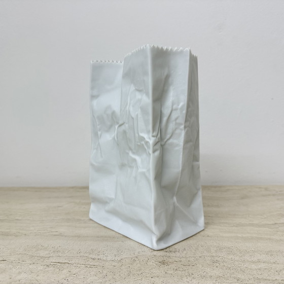 Image 1 of Rosenthal Paper Bag Vase by Tapio Wirkkala, 1970’s