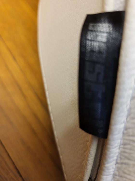 Image 1 of Kastel Kayak fauteuil in wit leer, Italië