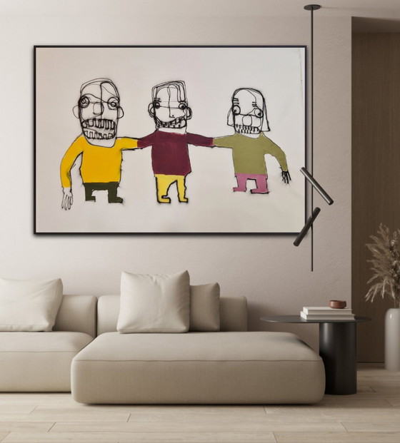 Image 1 of Peinture originale Hamelink : Connexion