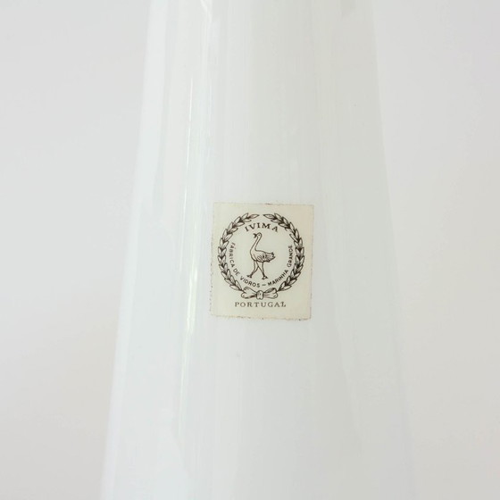 Vintage IVIMA White Opaline Glass Set from 1940s Marinha Grande, Decorative Objects (photo 11 of 18)