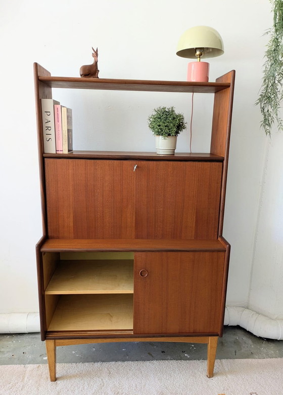 Image 1 of Buffet vintage suédois, secrétaire Bräntorps Möbelfabrik