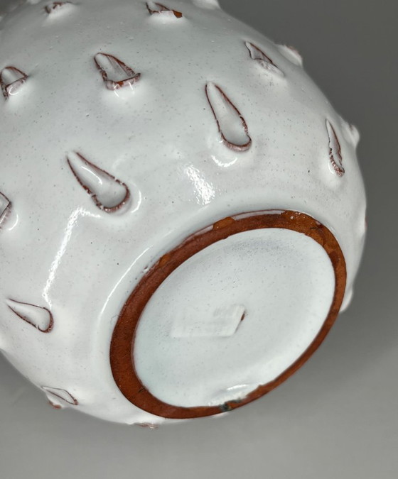 Image 1 of Vase aus Hallstatt-Keramik (gestempelt „Hallstatt Austria“) – Gudrun Baudisch-Wittke zugeschrieben – 1950er Jahre